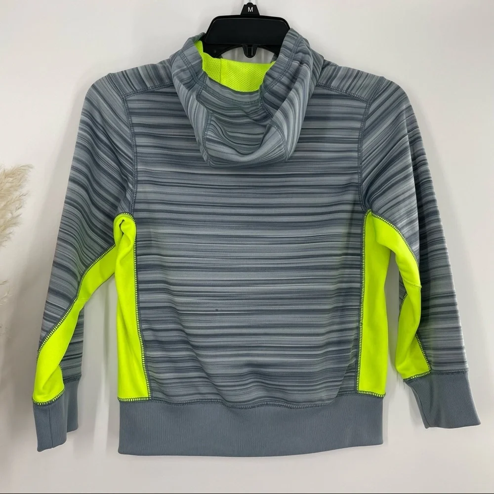Nike Therma Fit Grey Striped neon Full Zip